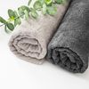leevitex® Saunatuch Frottee XXL, (1-St), 80 x 200 cm, extra groß & saugfähig, Anthrazit/Grau Bild 4