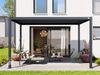PRIMEYARD Pergola 3x4 m Aluminium-Pfosten mit Lamellendach aus Stahl anthrazitfarbeneTerrassenüberdachung Bild 3