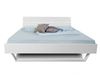 Möbel-Eins LUKY Kufenbett mit Kopfteil, Material Massivholz, Fichte massiv, Kufen weiß weiss 90x200 cm Bild 3
