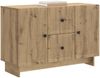 vidaXL Sideboard Artisan-Eiche 89 x 34,5 x 60 cm Holzwerkstoff 893974 Bild 2