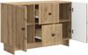 vidaXL Sideboard Artisan-Eiche 89 x 34,5 x 60 cm Holzwerkstoff 893974 Bild 3