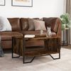 vidaXL Couchtisch Räuchereiche 75x51x40 cm Holzwerkstoff 848486 Bild 3