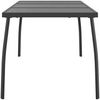 vidaXL Gartentisch Anthrazit 165x80x72 cm Stahlgitter 362734 Bild 4