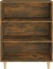 Sideboard Räuchereiche 69,5 x 32,5 x 90 cm Holzwerkstoff [817375] Bild 5
