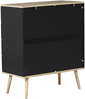 'Walpi' Kommode mit 4 Schubladen, 93 x 40 x 79 cm, Schwarz Bild 5
