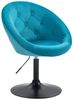 SVITA Chesterfield-Sessel HAVANNA, Retro-Design,Tellerfuß,stufenlos höhenverstellbar, Petrol Bild 2