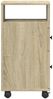 vidaXL Schmaler Badschrank mit Rädern Sonoma-Eiche Holzwerkstoff 855234 Bild 5