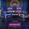 ODK Gaming Tisch L Form mit Monitorständer, Carbon Schwarz, 127 x 127 cm Bild 4
