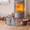 Relaxdays Ascheeimer mit Deckel Bild 5