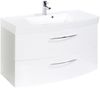welltime Badmöbel-Set Florida, (2-St), Breite 100 cm, Waschtisch mit gewölbter Form Bild 3