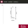 Paulmann 71080 LED Pendelleuchte Luena 25cm Glas Chrom 3000K IP44 Bild 5