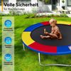 KIDUKU® Trampolin Randabdeckung Bunt Ø305 cm Federabdeckung reißfest Randschutz Bild 2