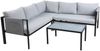 Sitzgruppe Eckbank mit Couchtisch inklusive Polster mit Metallgestell 2-teilig Bild 3