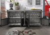 Sideboard Mango 180x40x90 grau lackiert HEAVY INDUSTRY #150 Bild 4