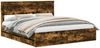 vidaXL Bettrahmen Geräucherte Eiche 180 x 200 cm Ingenieurs Holz 3409831 Bild 2