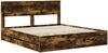vidaXL Bettrahmen Geräucherte Eiche 180 x 200 cm Ingenieurs Holz 3409831 Bild 4