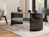 Couchtisch Fahugin Oval I (Farbe: Schwarz / Hellgrau) Bild 2
