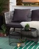 Outdoor Teppich grün 90 x 180 cm Streifenmuster Kurzflor HALDIA Bild 3