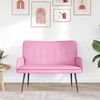 vidaXL 2-Sitzer Sofa Rosa 115 x 61 x 87 cm Stoff 42028912 Bild 3