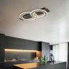 LED Deckenleuchte grau gebürstet, opal, L 63 cm Bild 2