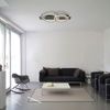 LED Deckenleuchte grau gebürstet, opal, L 63 cm Bild 4