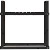 vidaXL Kaminholzregal Schwarz 110x35x108,5 cm Massivholz Kiefer 823861 Bild 5