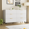 Sideboard 120x40x77 cm - Elegantes Design mit 6 Schubladen & Goldakzenten Bild 2