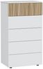 Calicosy Kommode 5 Schubladen H109 cm - Ethna - Weiß Bild 3