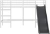 vidaXL Kinder-Loftbett mit Rutsche Weiß und Anthrazit 90 x 190 cm 42020782 Bild 5