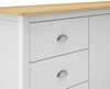 Calicosy 'MISTI' Sideboard mit 2 Türen und 3 Schubladen L150 cm - Weiß Bild 5