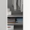 Kleiderschrank 4-türig Carter in weiß 160 x 176 cm Bild 4