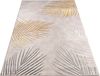 Paco Home Teppich Tuana 218, rechteckig, Höhe: 15 mm, Kurzflor, Gold, 160x230 cm, Blätter Design Bild 2