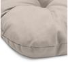 4er Set Beautissu Lisa Stuhlkissen 40 x 40 x 8 cm Taupe Bild 3