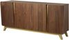 Sideboard Nussbaum-Echtholzfurnier 200x45x85 braun lackiert BUTTERFLY #107 Bild 1