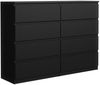 Raumhirsch Furniture Kommode, Sideboard, Kommode für das Schlafzimmer - Wohnzimmer (Maße: 100 × 39 × 101,5 cm, 8 Schubladen, Rollenschienen), viele Farbvarianten - Hochwertig & stabil Bild 2