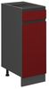 Küchenunterschrank R-Line Rot 30 cm J-Shape, ohne Arbeitsplatte Vicco Bild 4