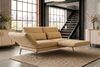 KAWOLA Funktionssofa HOLLY 2-Sitzer Stoff senf 90 x 92 x 176 cm Bild 4