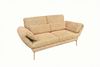 KAWOLA Funktionssofa HOLLY 2-Sitzer Stoff senf 90 x 92 x 176 cm Bild 3