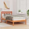 vidaXL Bettrahmen Braun 100 x 200 cm Massives Kiefernholz 872352 Bild 3
