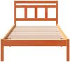 vidaXL Bettrahmen Braun 100 x 200 cm Massives Kiefernholz 872352 Bild 5