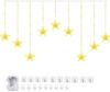 Elegear Lichterkette 114/150 cm Weihnachtsdeko Fenster Warmweiß & Bunt, Haken Timer 8 Modi, LED Fensterbilder für Innen/Außen/Fenster Weihanchten Deko Bild 4
