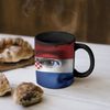 MuchoWow Tasse Flagge von Kroatien, 1-tlg, Keramik, Farbwechsel, Kaffee Tassen, Teetasse, Zaubertasse, Geschenk Bild 4