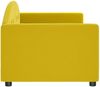 vidaXL Tagesbett Gelb 80x200 cm Samt 354134 Bild 4