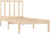vidaXL Massivholzbett ohne Matratze 75x190 cm Kiefernholz 3105031 Bild 4
