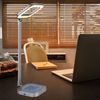 LED Tischleuchte, Touchdimmer, RGB, ALU, grau, weiß, H 43 cm Bild 4