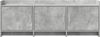vidaXL TV-Schränk 130 x 33 x 47 cm Betongrau Holzwerkstoff 8011198 Bild 4
