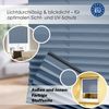 DomDeco Plissee Premium Plissee ohne Bohren, Sichtschutz, lichtdurchlässig, blickdicht, Klemmfix, Klemmfix, UV-beständig, modernes Design, stufenlos Bild 2