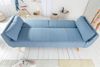 riess-ambiente Schlafsofa DIVANI 220cm hellblau / natur, Einzelartikel 1 Teile, Wohnzimmer · Strukturstoff · 3-Sitzer · Couch mit Bettfunktion · Retro Bild 4