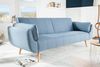 riess-ambiente Schlafsofa DIVANI 220cm hellblau / natur, Einzelartikel 1 Teile, Wohnzimmer · Strukturstoff · 3-Sitzer · Couch mit Bettfunktion · Retro Bild 2