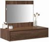 vidaXL Schminktisch mit Schubladen Braun 83 x 40 x 70 cm Holzwerkstoff 865205 Bild 3